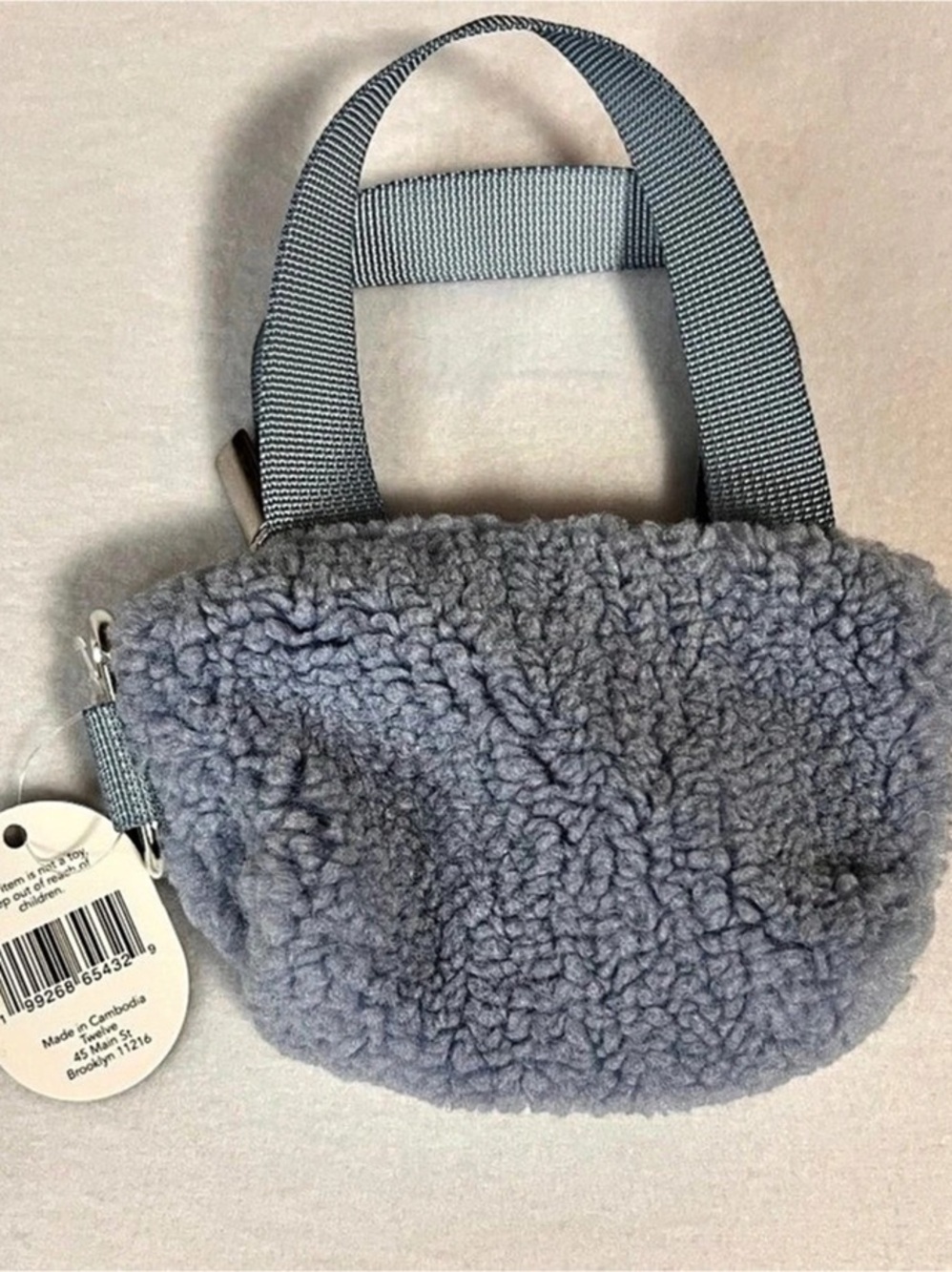 TwelveNYC micro mini purse Sherpa